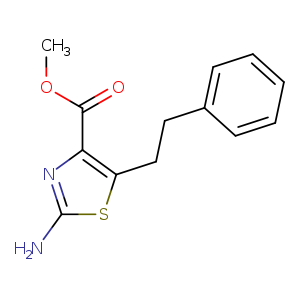 methyl 2-amino-5-(2-phenylethyl)-1,3-thiazole-4-carboxylate
