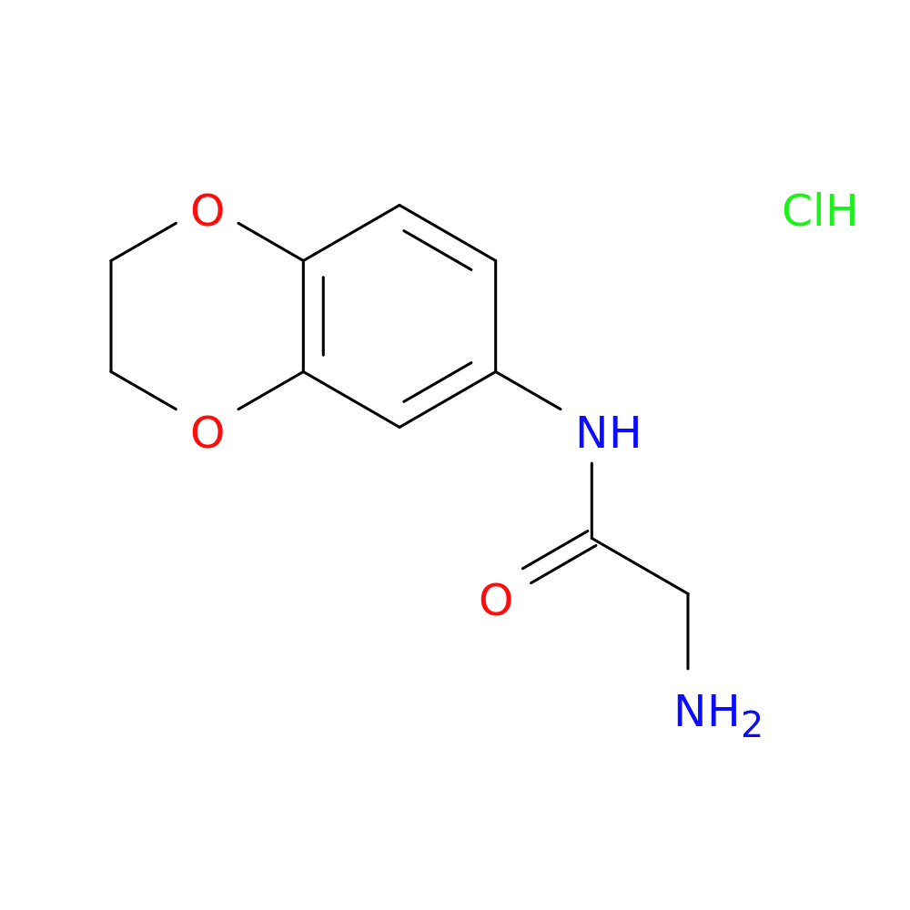 2-amino-N-(2,3-dihydro-1,4-benzodioxin-6-yl)acetamide hydrochloride