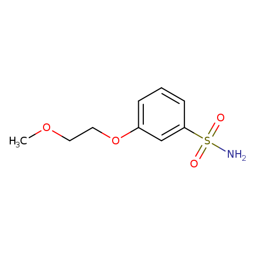3-(2-methoxyethoxy)benzene-1-sulfonamide