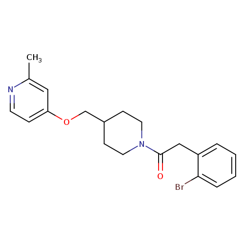 2-(2-bromophenyl)-1-(4-{[(2-methylpyridin-4-yl)oxy]methyl}piperidin-1-yl)ethan-1-one