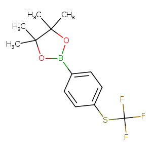 1,3,2-Dioxaborolane, 4,4,5,5-tetramethyl-2-[4-[(trifluoromethyl)thio]phenyl]-