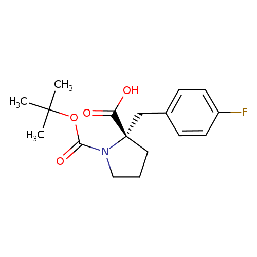 (S)-1-(tert-Butoxycarbonyl)-2-(4-fluorobenzyl)pyrrolidine-2-carboxylic acid