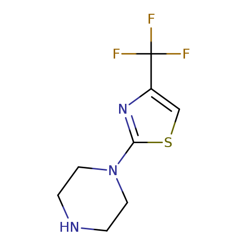 1-[4-(trifluoromethyl)-1,3-thiazol-2-yl]piperazine