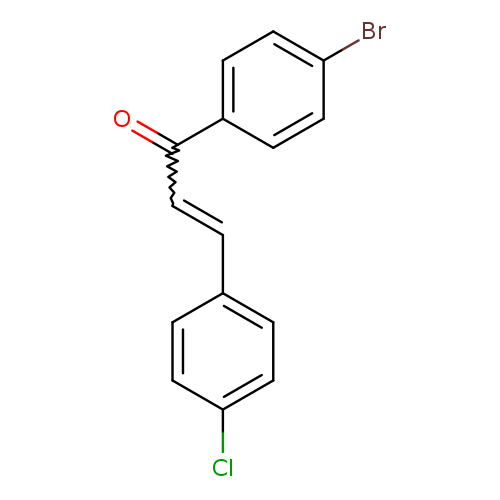 (2E)-1-(4-Bromophenyl)-3-(4-chlorophenyl)prop-2-en-1-one