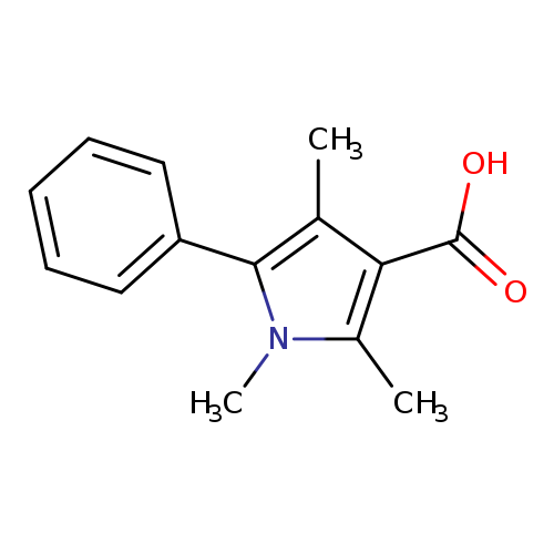 1,2,4-Trimethyl-5-phenyl-1h-pyrrole-3-carboxylic acid