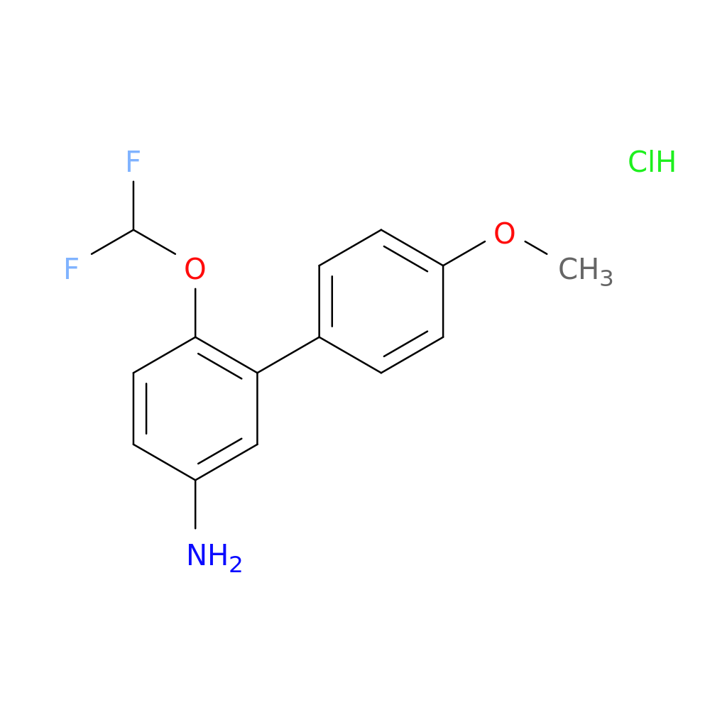 4-(Difluoromethoxy)-3-(4-methoxyphenyl)aniline hydrochloride