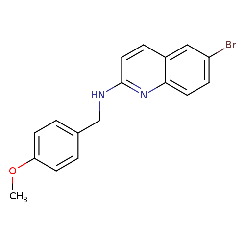 6-Bromo-N-[(4-methoxyphenyl)methyl]quinolin-2-amine