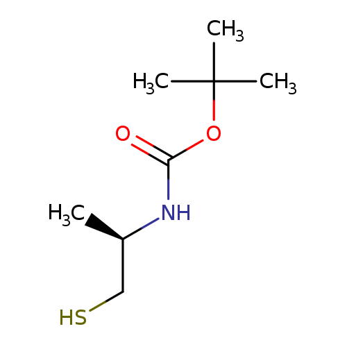 tert-butylN-[(2R)-1-sulfanylpropan-2-yl]carbamate