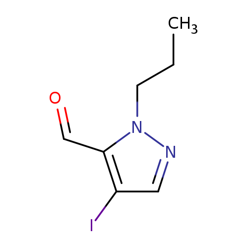 4-iodo-1-propyl-1H-pyrazole-5-carbaldehyde