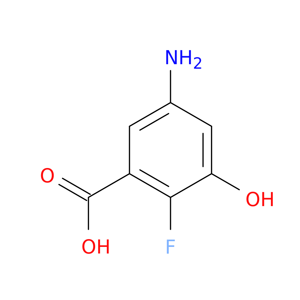 5-Amino-2-fluoro-3-hydroxybenzoic acid