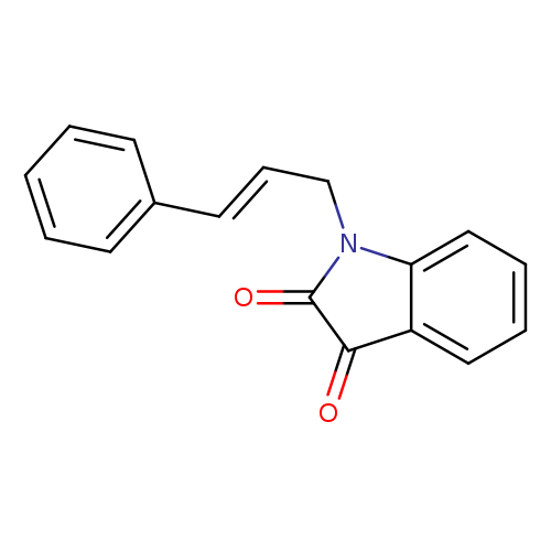 1-[(2E)-3-Phenylprop-2-en-1-yl]-1h-indole-2,3-dione