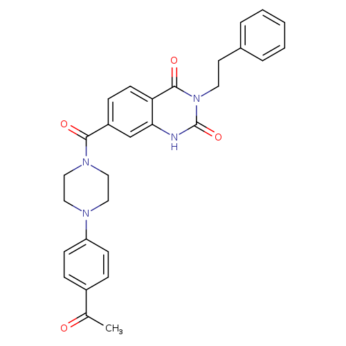 7-[4-(4-acetylphenyl)piperazine-1-carbonyl]-3-(2-phenylethyl)-1,2,3,4-tetrahydroquinazoline-2,4-dione