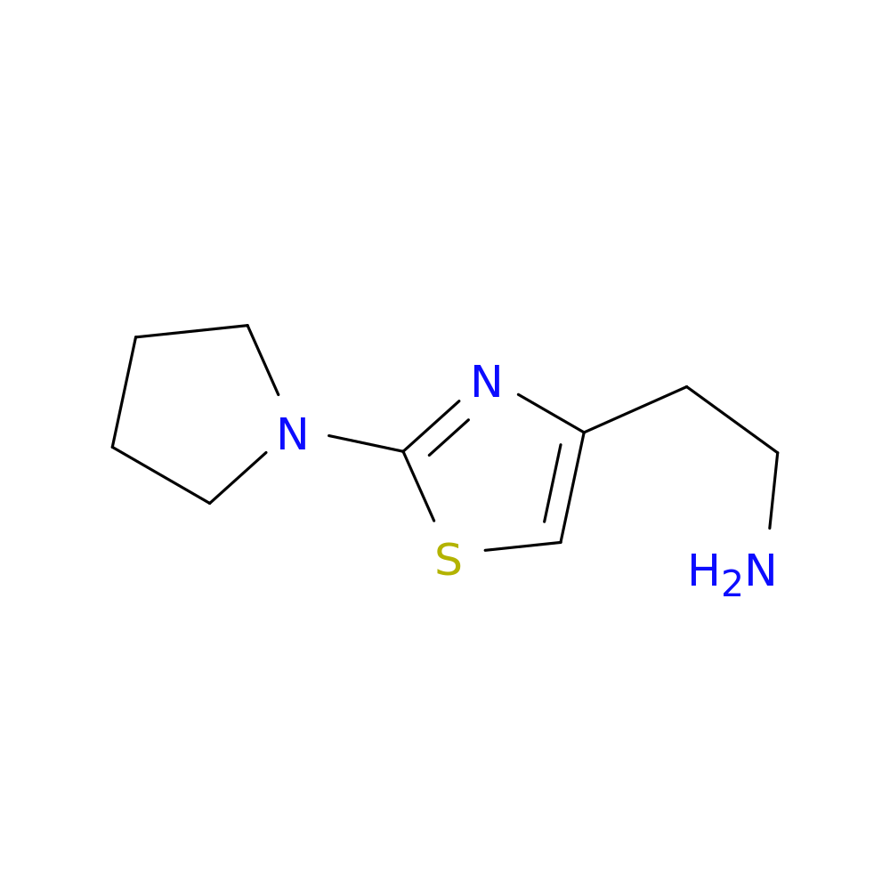 2-[2-(Pyrrolidin-1-yl)-1,3-thiazol-4-yl]ethan-1-amine