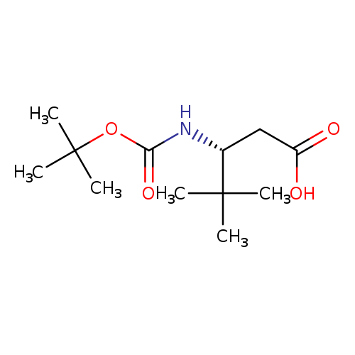 Pentanoic acid, 3-[[(1,1-dimethylethoxy)carbonyl]amino]-4,4-dimethyl-, (3R)-