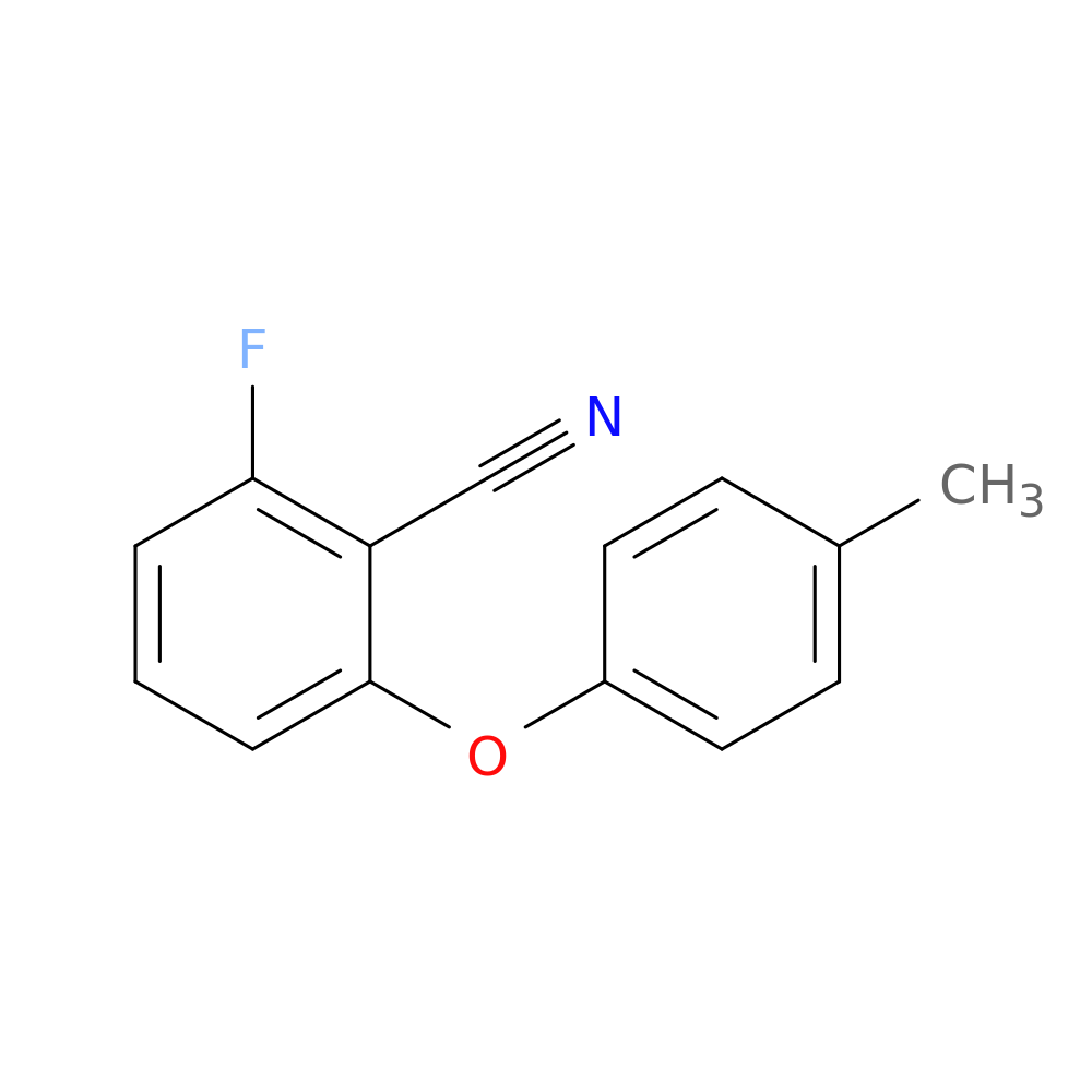2-FLUORO-6-(4-METHYLPHENOXY)BENZONITRILE