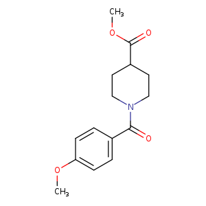 Methyl 1-(4-methoxybenzoyl)piperidine-4-carboxylate