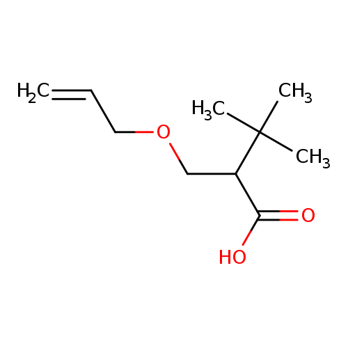 3,3-dimethyl-2-[(prop-2-en-1-yloxy)methyl]butanoic acid