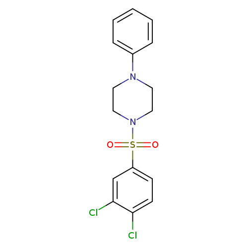 1-(3,4-dichlorobenzenesulfonyl)-4-phenylpiperazine