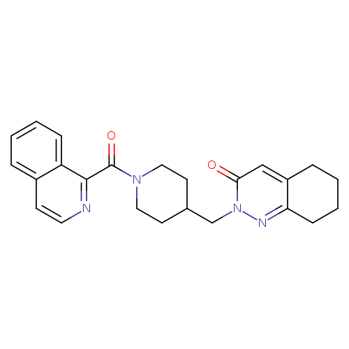 2-{[1-(isoquinoline-1-carbonyl)piperidin-4-yl]methyl}-2,3,5,6,7,8-hexahydrocinnolin-3-one