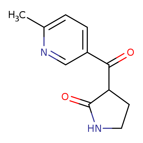 6-Methyl-3-pyridoyl-2-pyrrolidinone