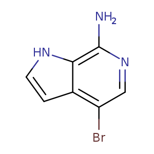 1H-Pyrrolo[2,3-c]pyridin-7-aMine, 4-broMo-