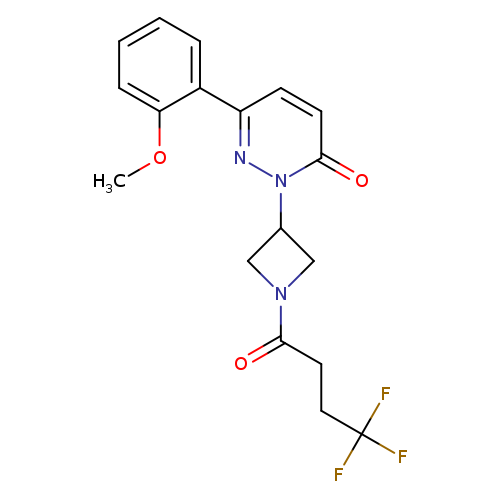 6-(2-methoxyphenyl)-2-[1-(4,4,4-trifluorobutanoyl)azetidin-3-yl]-2,3-dihydropyridazin-3-one