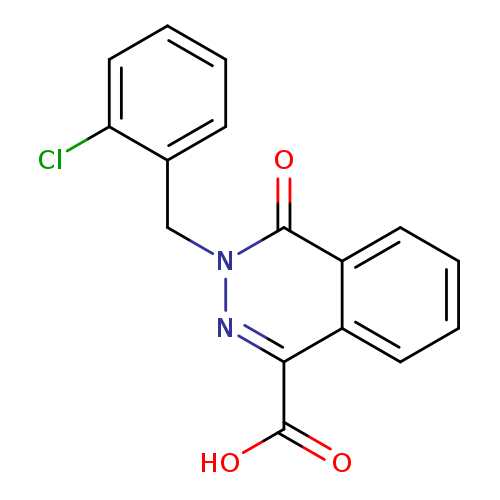 3-[(2-chlorophenyl)methyl]-4-oxo-3,4-dihydrophthalazine-1-carboxylic acid