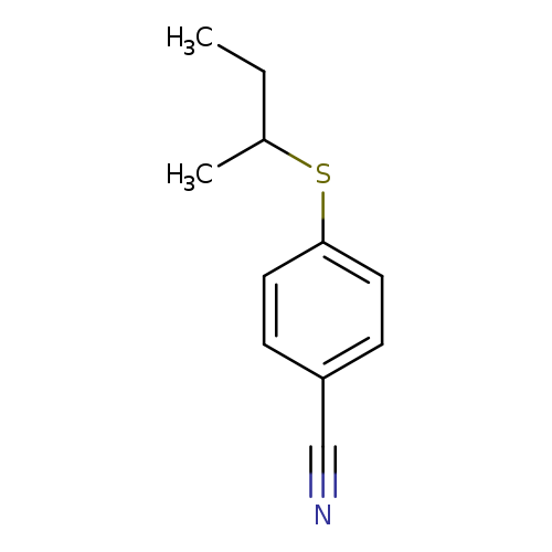 4-(butan-2-ylsulfanyl)benzonitrile
