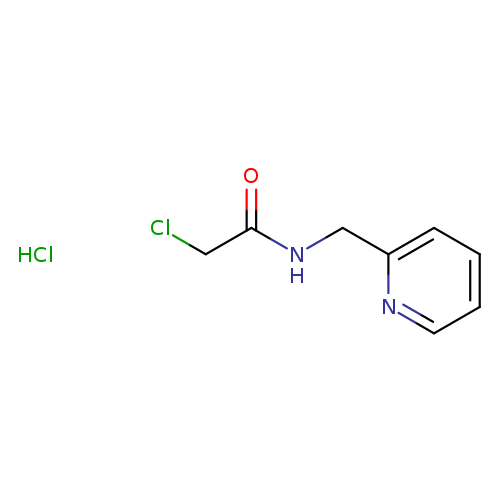 Acetamide, 2-chloro-N-(2-pyridinylmethyl)-, monohydrochloride