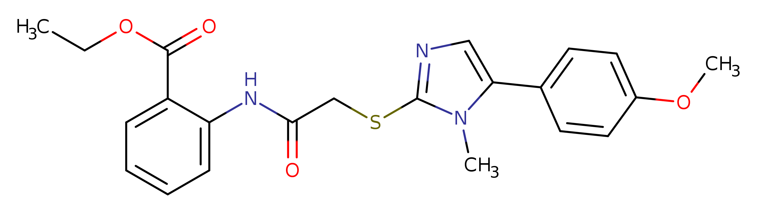 ethyl 2-(2-{[5-(4-methoxyphenyl)-1-methyl-1H-imidazol-2-yl]sulfanyl}acetamido)benzoate
