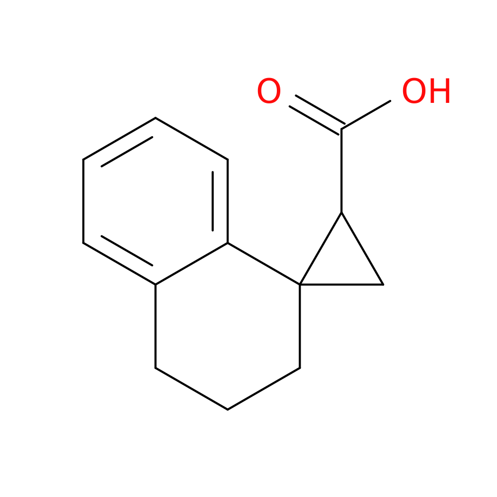 3',4'-Dihydro-2'H-spiro[cyclopropane-1,1'-naphthalene]-3-carboxylic acid