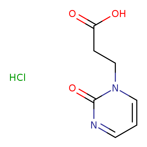 3-(2-oxo-1,2-dihydropyrimidin-1-yl)propanoic acid hydrochloride