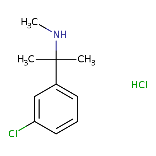 [2-(3-chlorophenyl)propan-2-yl](methyl)aminehydrochloride