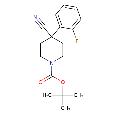 1-Boc-4-cyano-4-(2-fluorophenyl)-piperidine