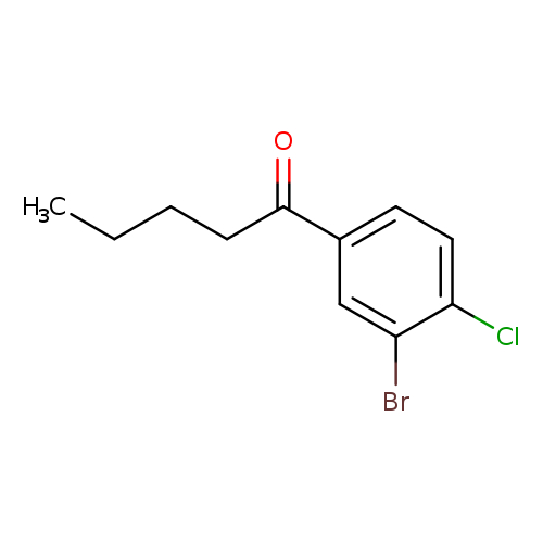 1-(3-Bromo-4-chlorophenyl)pentan-1-one