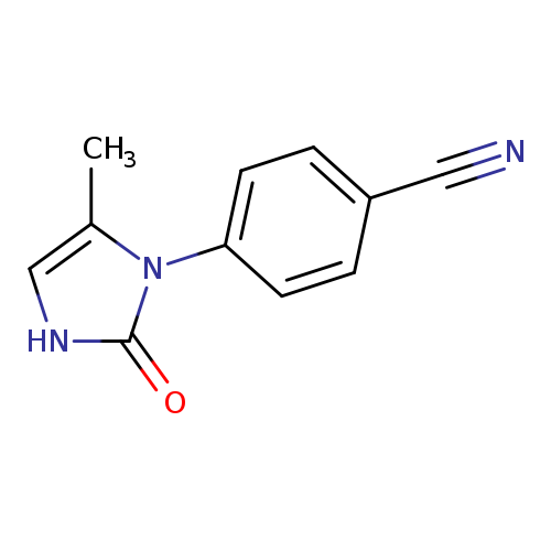 4-(5-methyl-2-oxo-2,3-dihydro-1H-imidazol-1-yl)benzonitrile