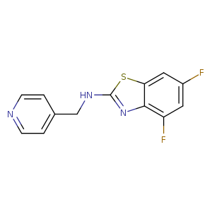 4,6-Difluoro-N-(pyridin-4-ylmethyl)benzo[d]thiazol-2-amine