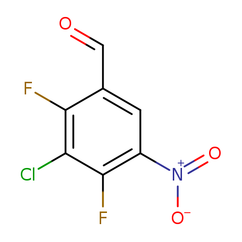 3-chloro-2,4-difluoro-5-nitrobenzaldehyde