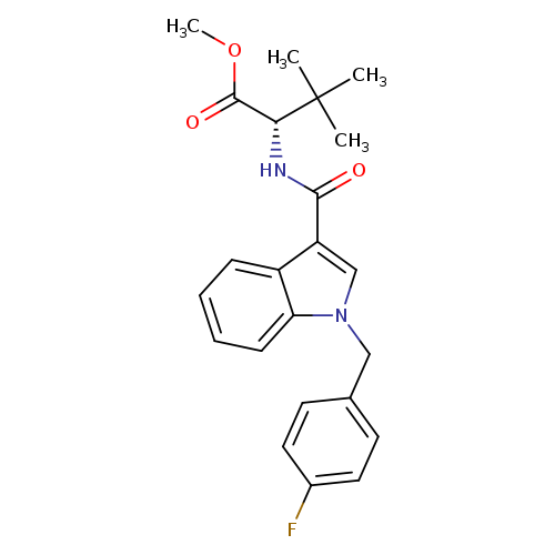 N-[[1-[(4-fluorophenyl)methyl]-1H-indol-3-yl]carbonyl]-3-methyl-L-valine,methylester