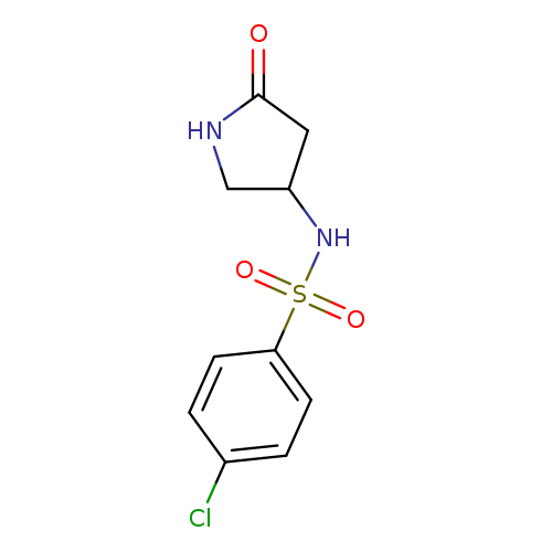 4-chloro-N-(5-oxopyrrolidin-3-yl)benzene-1-sulfonamide