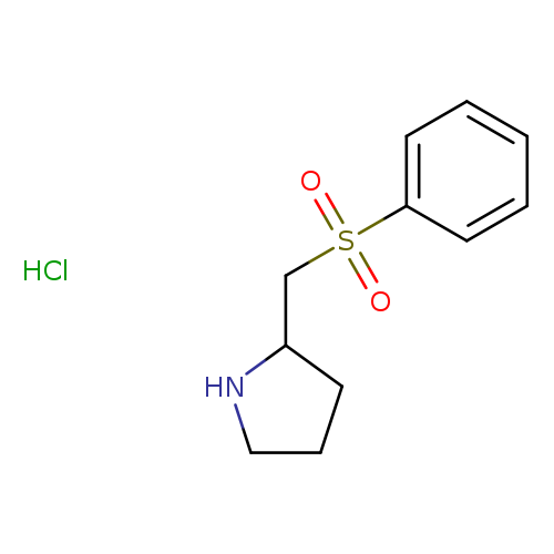 2-[(phenylsulfonyl)methyl]pyrrolidine hydrochloride