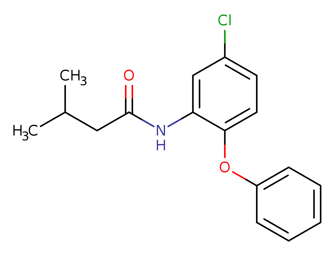 N-(5-chloro-2-phenoxyphenyl)-3-methylbutanamide