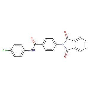 N-(4-chlorophenyl)-4-(1,3-dioxo-2,3-dihydro-1H-isoindol-2-yl)benzamide