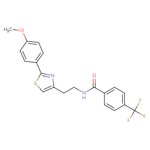 N-{2-[2-(4-methoxyphenyl)-1,3-thiazol-4-yl]ethyl}-4-(trifluoromethyl)benzamide