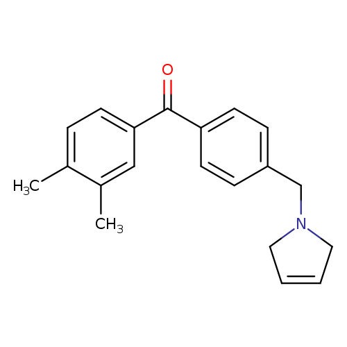 (4-((2,5-Dihydro-1H-pyrrol-1-yl)methyl)phenyl)(3,4-dimethylphenyl)methanone