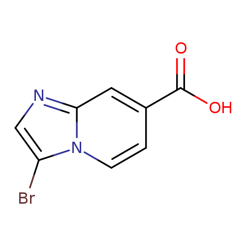 IMidazo[1,2-a]pyridine-7-carboxylic acid, 3-broMo-