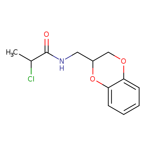 2-chloro-N-(2,3-dihydro-1,4-benzodioxin-2-ylmethyl)propanamide