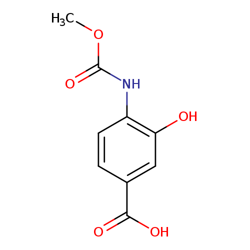 3-hydroxy-4-[(methoxycarbonyl)amino]benzoic acid