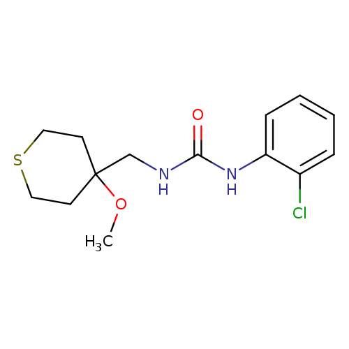 3-(2-chlorophenyl)-1-[(4-methoxythian-4-yl)methyl]urea