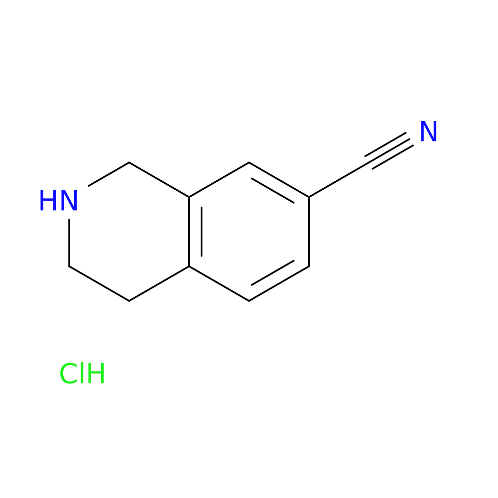 1,2,3,4-Tetrahydroisoquinoline-7-carbonitrile hydrochloride